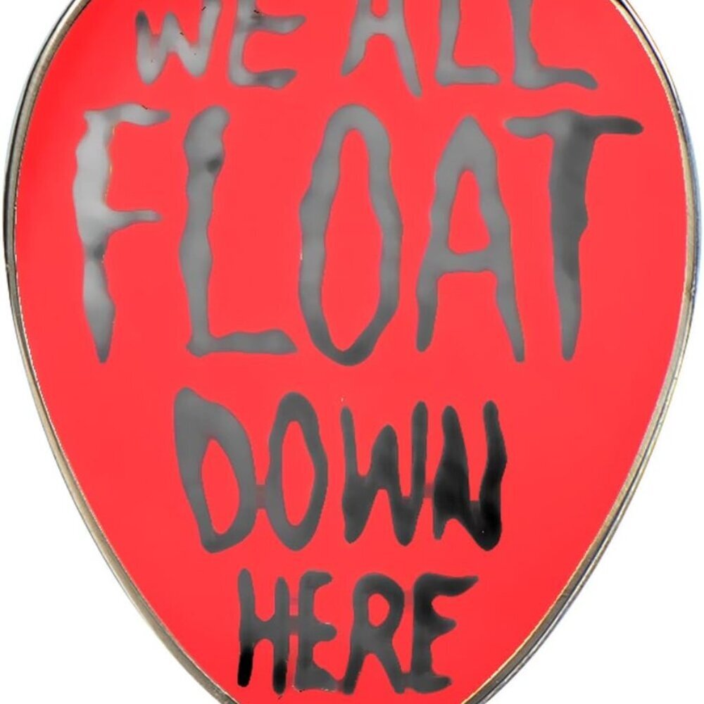 We All Float Down Here Hard Enamel Lapel Pins Badge Horror Movie Pin
